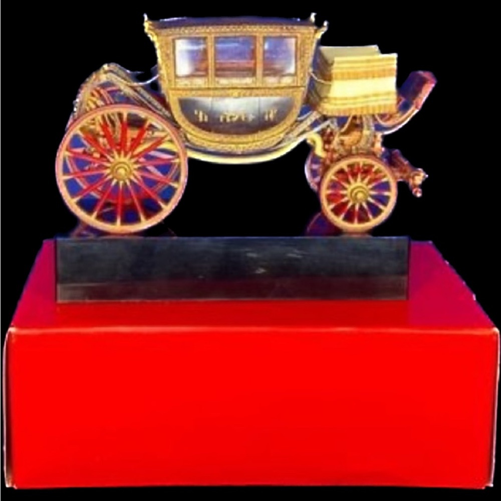 Antique Miniature Carriage / Miniatura de la Carroza de Concha Siglo XVIII Spain - Picture 1 of 11